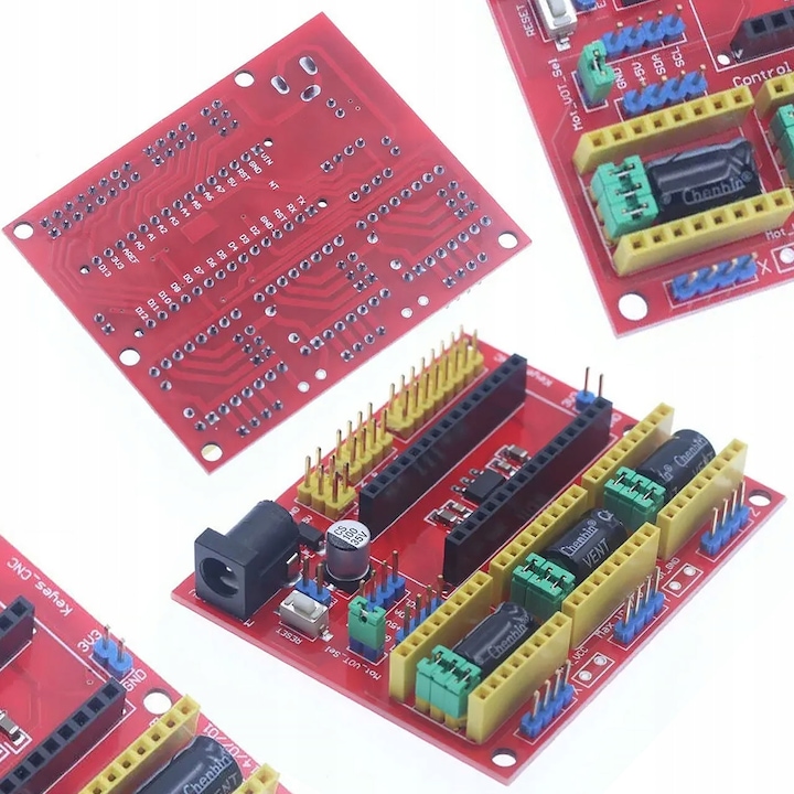 CNC V3 Shield Module, Rosfix, Arduino Uno съвместим, многоцветен