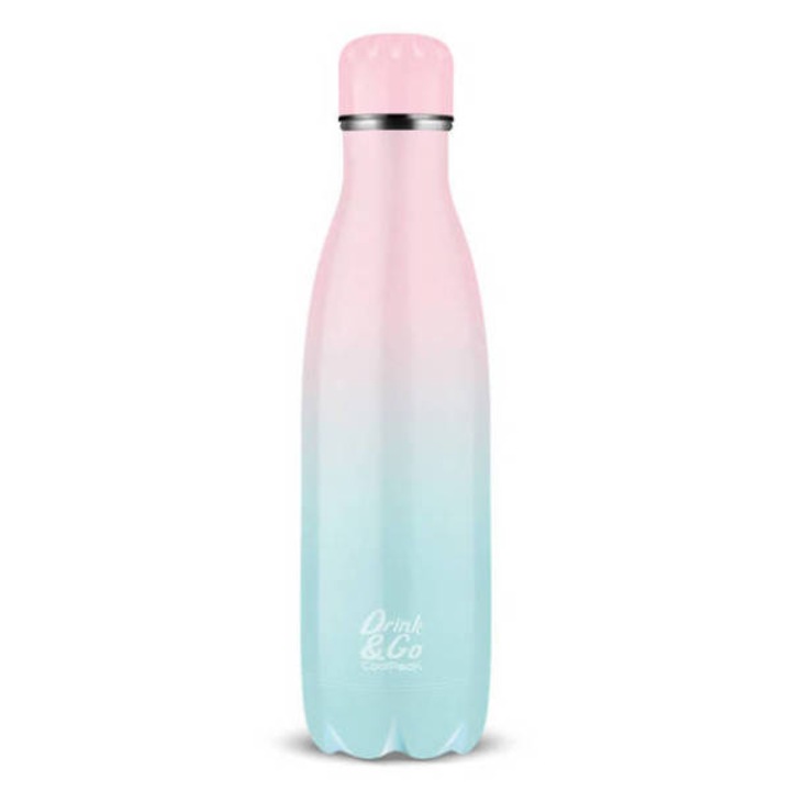 Coolpack Drink & Go fém kulacs, termosz 500ml - Gradient Strawberry