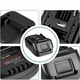 Adaptor baterie Rosfix MT18BS, compatibil Bosch 18V la Makita 18V, port USB, ABS