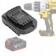 Set adaptor Rosfix pentru baterii Bosch 18V la scule Dewalt 18V, plastic, DW18ML