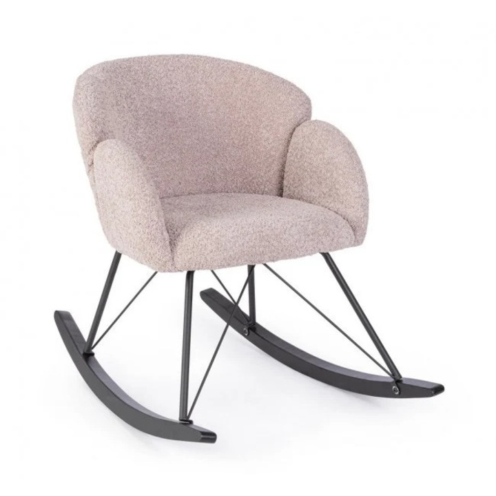 Ringató fotel, rózsaszín, Sibilla, Bizzotto