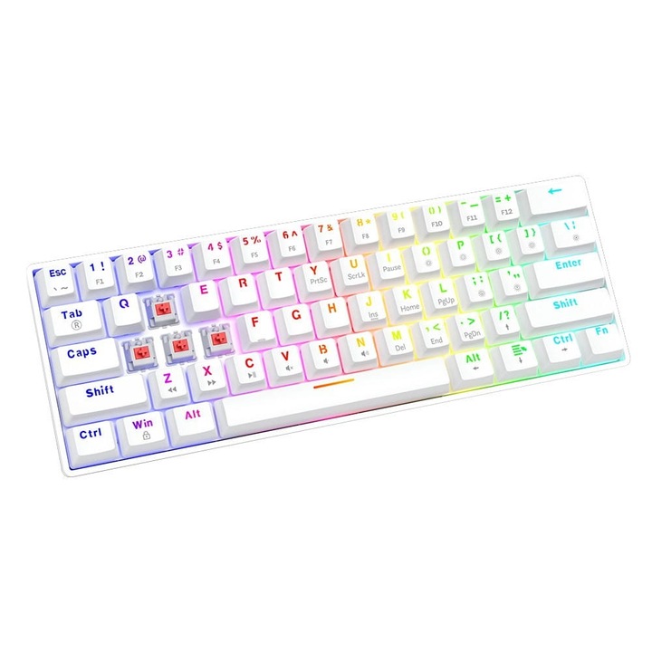 Set tastatura/mouse de gaming MediaRange, Cu fir, Negru
