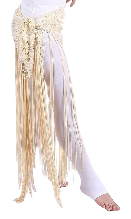 Fesztiválszoknya QttvbTna Fringe hastánc jelmez Halloween jelmez nőknek One Size One Size INTL