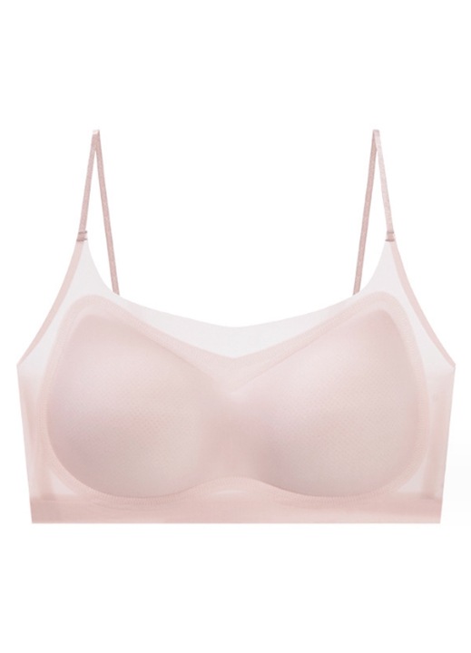 Női melltartó AMRINUGL, nylon, rózsaszín