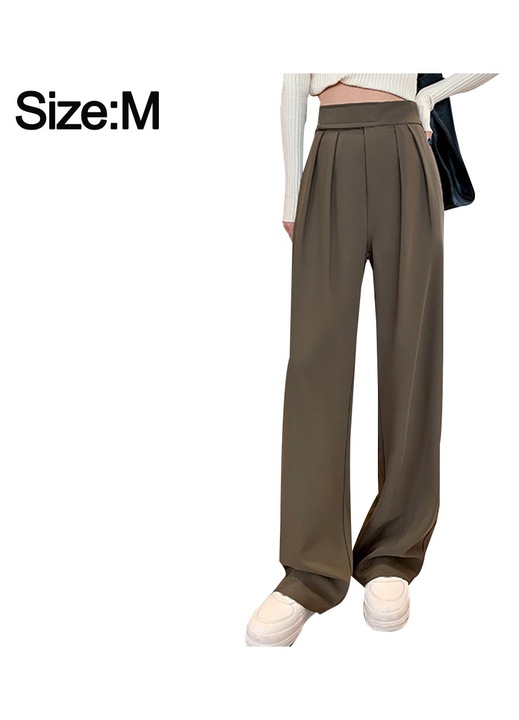 Pantaloni dama, QttvbTna, Sintetic, Maro, Maro