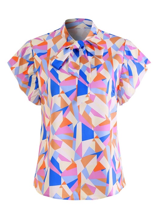 QttvbTna női ing fodrokkal, Többszínű