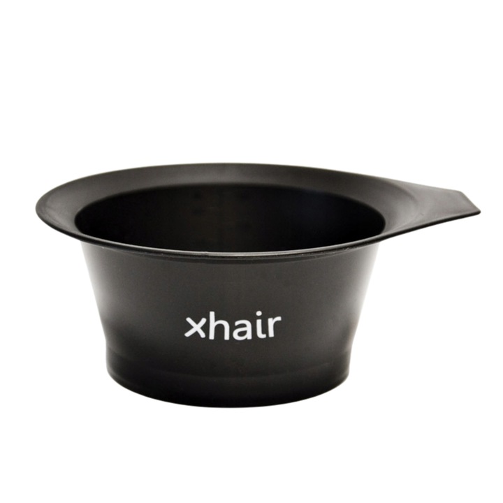 Фризьорска купа, xhair, за боядисване на коса, 250 мл, черна