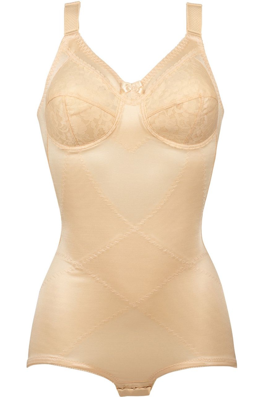 Body Modelator Naturana, Corset 3033 cupe fara armatura, Bej 80c