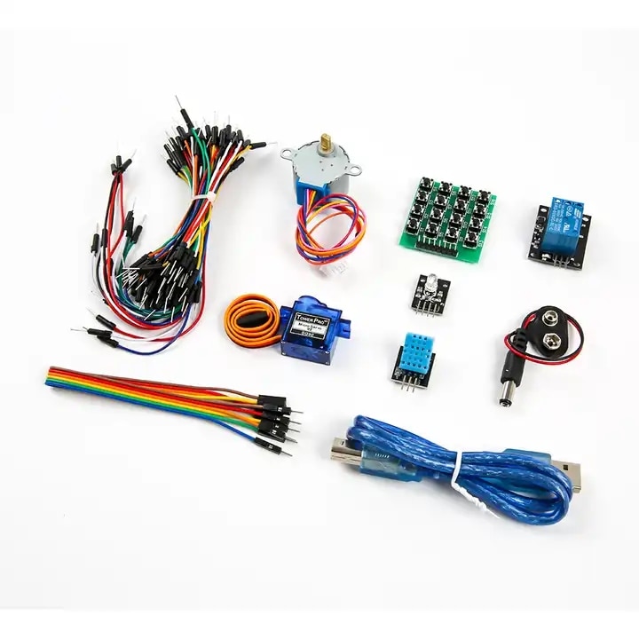 Kit de programare Arduino UNO R3, PAGMIL, Pentru incepatori, Display ...