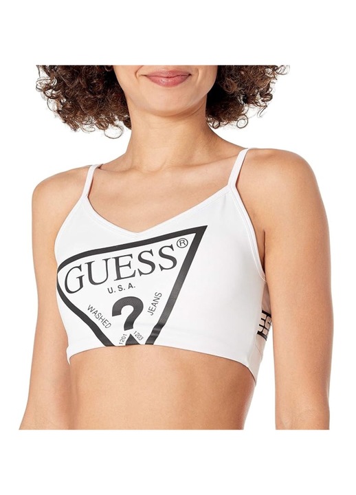 Дамска тениска, Guess, Полиестер, Бяла, L INTL