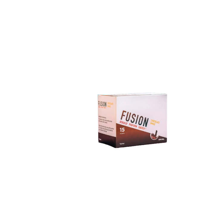 Supliment alimentar, Fusion Rebuild Perform Energy, Aroma de Ciocolata, pentru suplimentarea unei mese complete, 15 plicuri/cutie