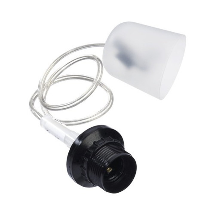 Cablu Pentru Pendule Electroplast E27 Maxim 1x60w, 80 Cm, Transparent