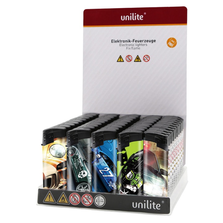 Set 50 brichete electronice, Unilite, Race, multicolor