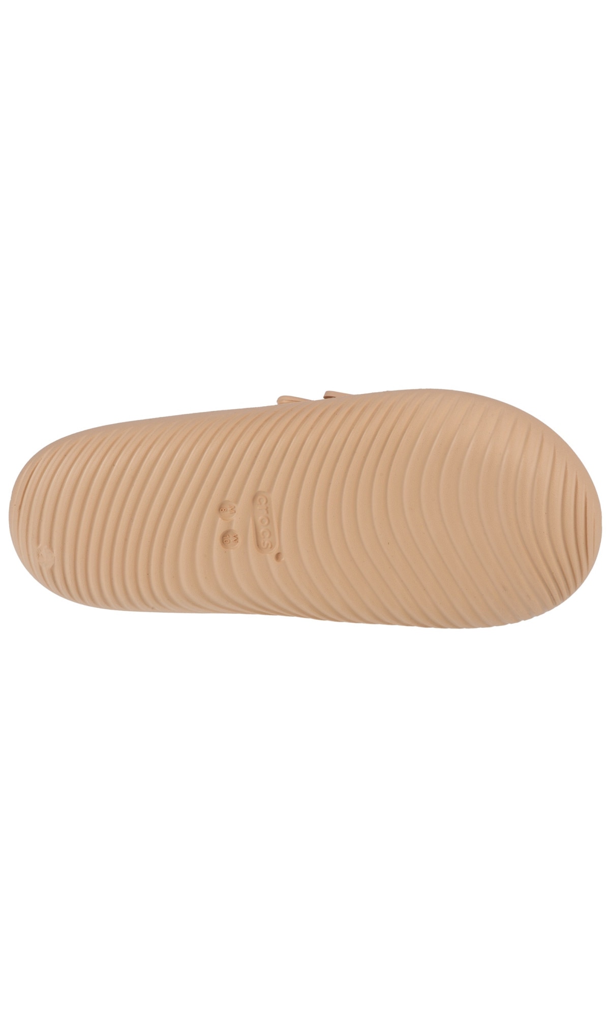 atushiページ Papuci flip-flop, Crocs Mellow Luxe Recovery Slide 209413-2DS, Bej