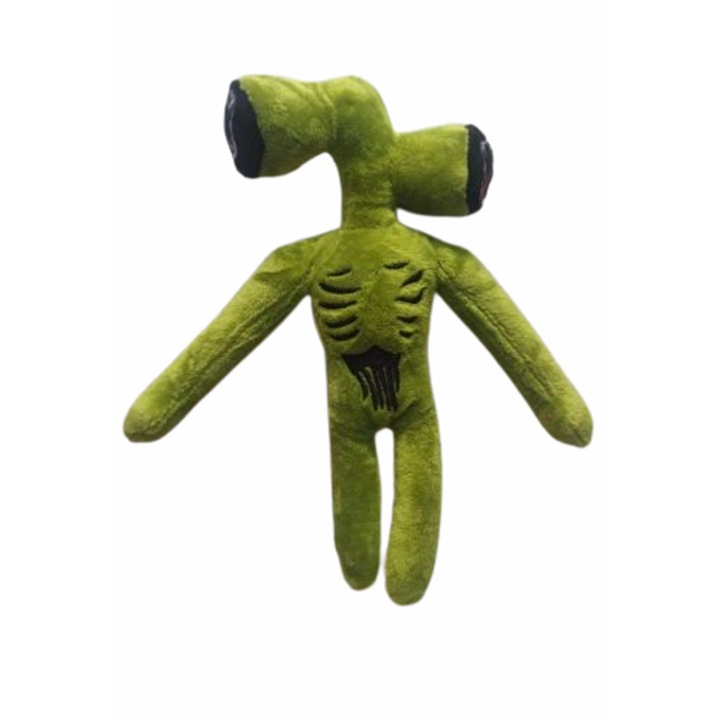 Играчка Siren head, Плюшено, Зелен, 35 см