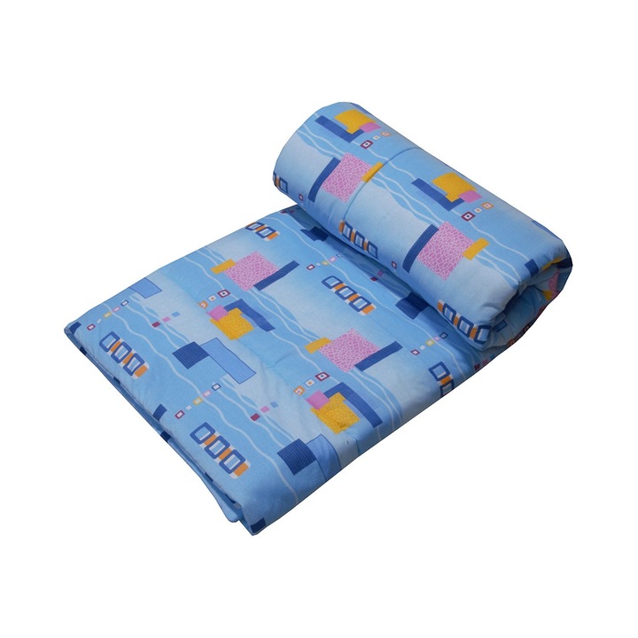 Pilota pentru Vara 140X200 cm, Model 10099 Albastru, o persoana