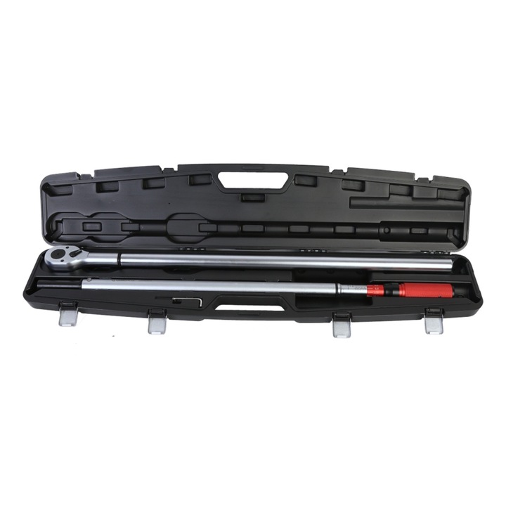 Cheie dinamometrica cu certificat etalonare, QUATROS, 1", 450-1500 Nm