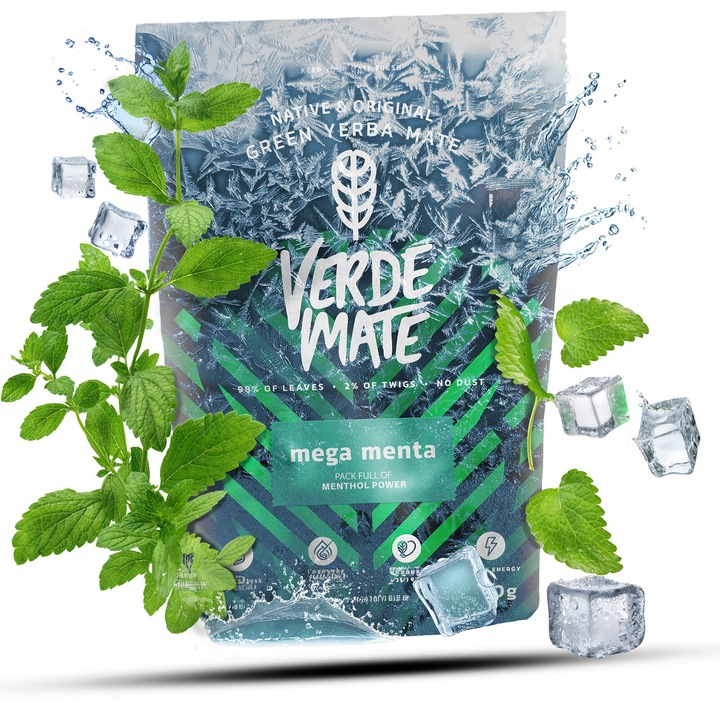 Ceai Yerba Mate, Verde Mate, Mega Menta, 500g