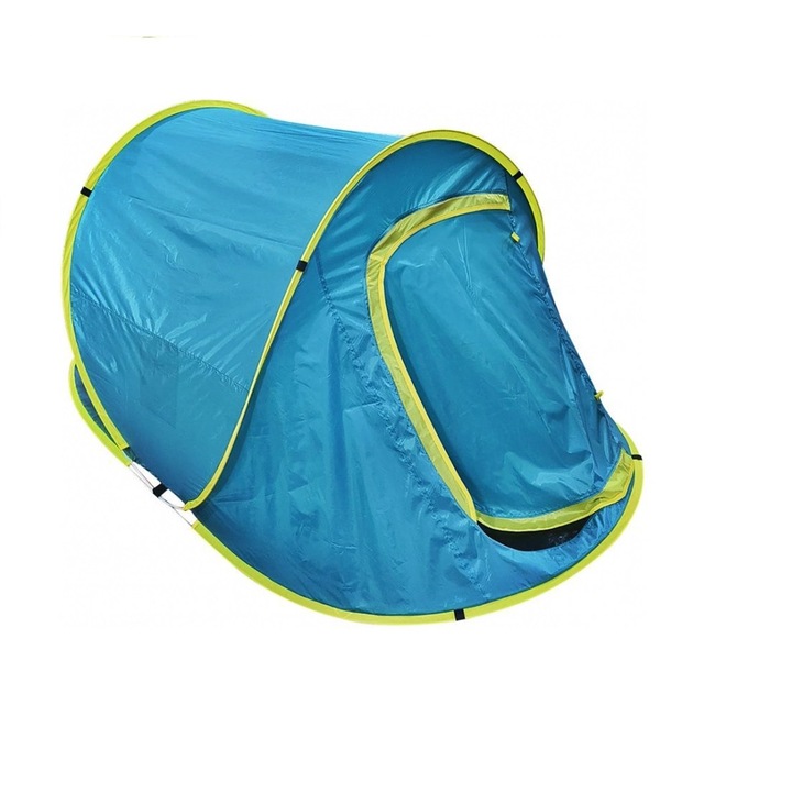 SGTT Relax strand- és pikniksátor, poliészterből és szálból, elől zárható. UV és vízálló, 220x120x95 cm