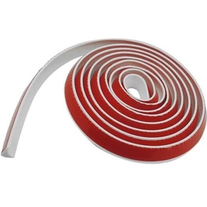 Banda etansare dus autoadeziva, AYSTOAYS, silicon, 1.2m x 2cm, Alb