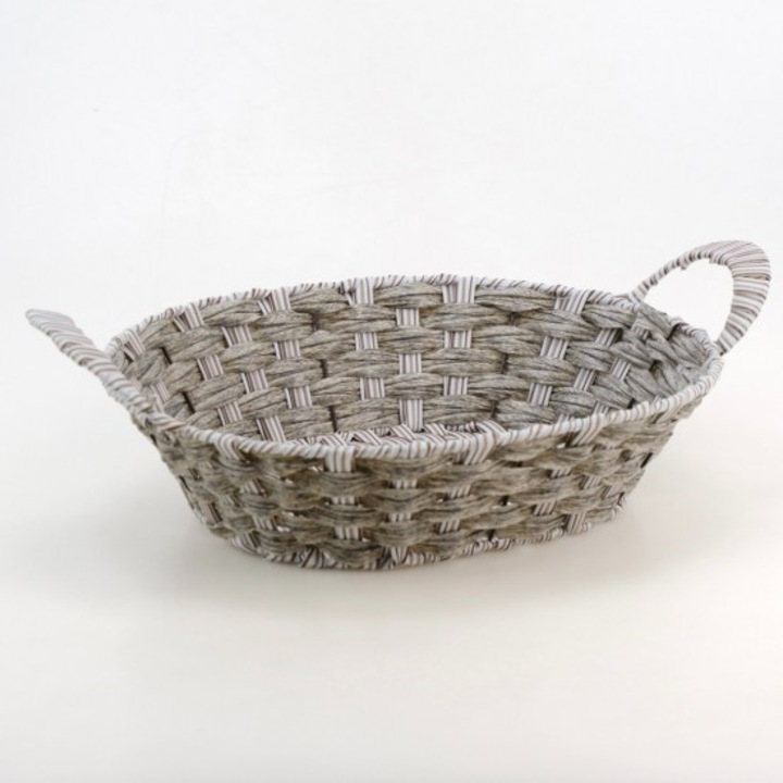 Cosulet pentru paine pvc, 37x23x7, 5 cm gri