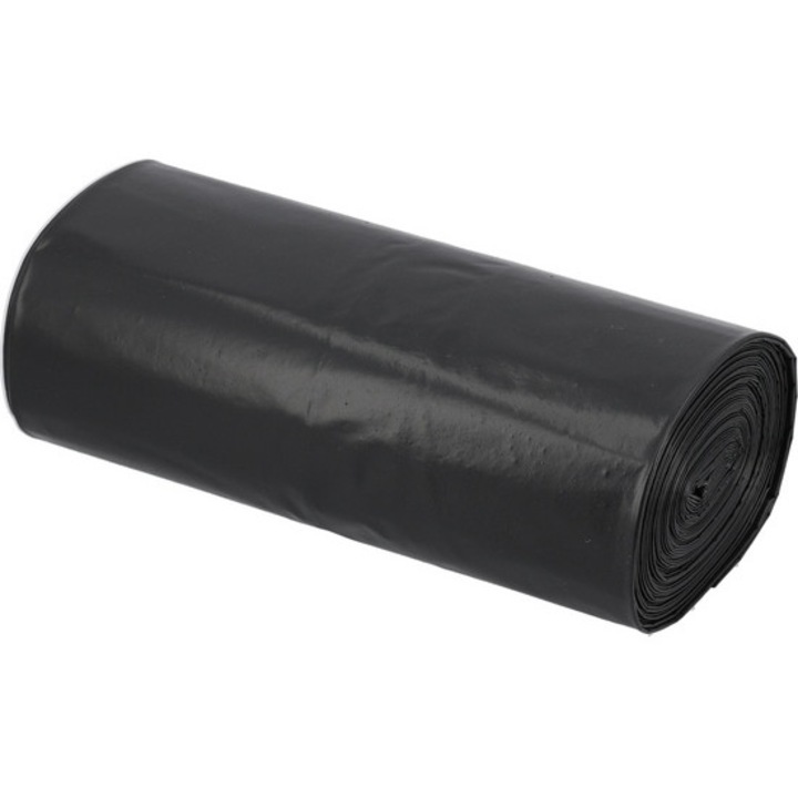 Екстра твърди торби 160 л, черни, 90 х 110 см, 10 бр./ролка