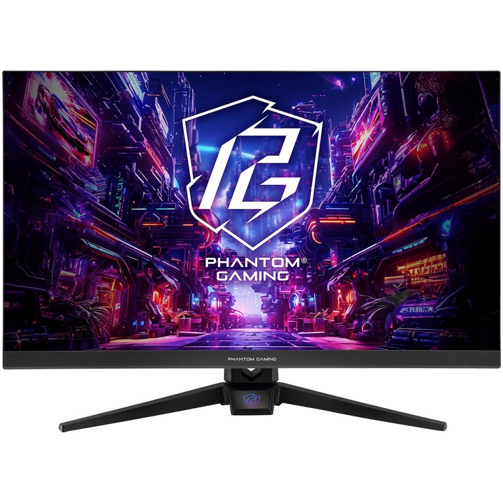 Monitor Gaming ASRock PG27FFT1A 27", Full HD, IPS, 180 Hz, 1 ms, villogásmentes, pivot, fekete