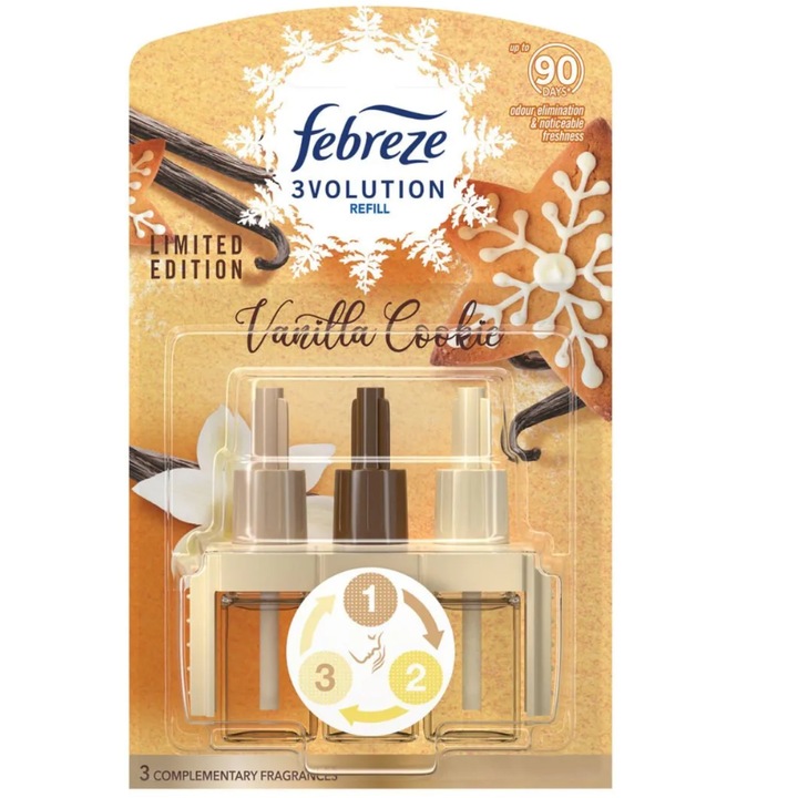 Ambi Pur Febreze 3Volution Vanilla Cookie szobai légfrissítő, 1x20ml