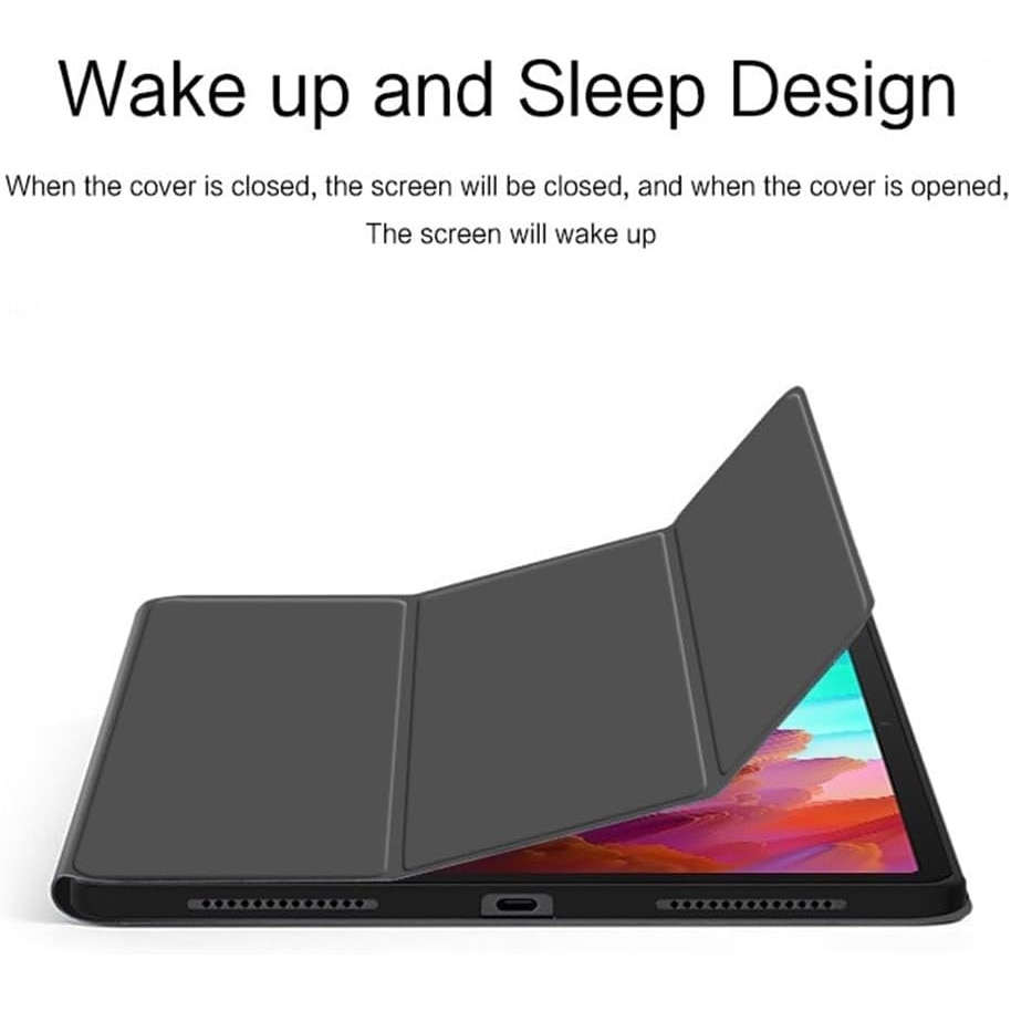 Husa pentru tableta Lenovo Tab P12 (TB370FU) 12.7 inch, 2023, cu functie sleep/wake-up, ultralight de tip stand, Sigloo, model Painted Tree