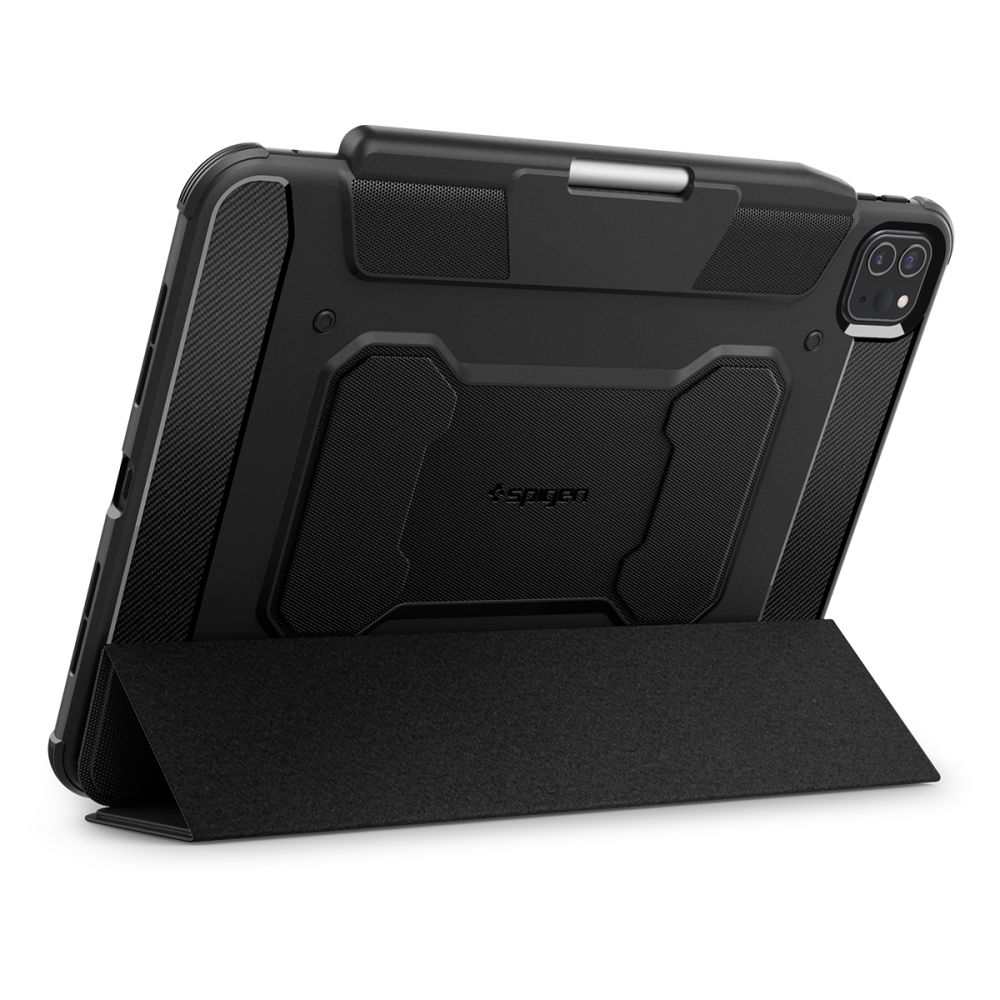 Husa Spigen Rugged Armor Pro compatibila cu iPad Pro 11 inch 2024 Black
