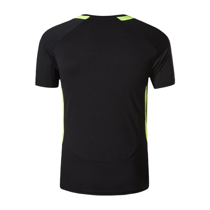 Boys Quick Dry sportpóló, Zöld/Fekete