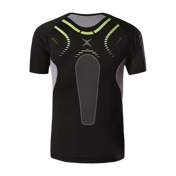 Boys Quick Dry sportpóló, Fekete/Szürke