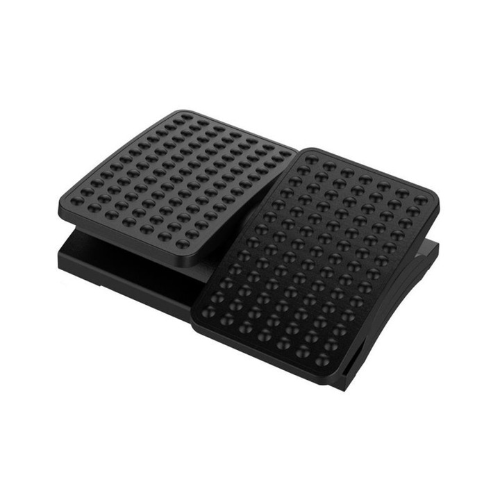 Verotech 70009 ergonomikus masszázs lábtartó gombokkal, fekete