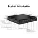 DVD player HD WEPZSXO, Full HD, touch, negru, 28x15x15cm