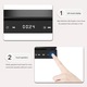 DVD player HD WEPZSXO, Full HD, touch, negru, 28x15x15cm