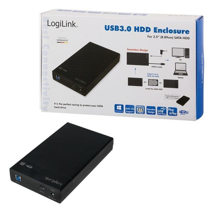 Rack Hard-disk LogiLink 3,5" SATA HDD USB 3.0