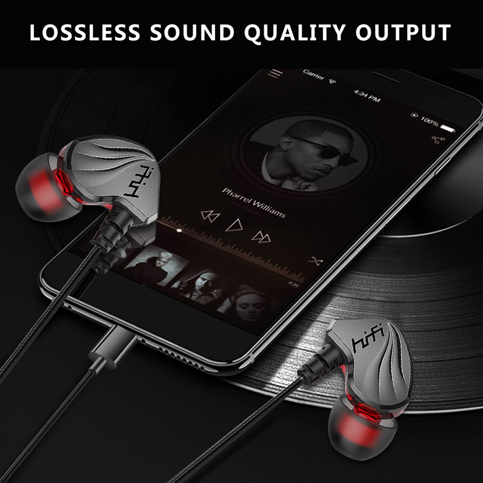 Casti cu fir, JENUOS®, HIFI, USB C, Stereo, Pentru Samsung Galaxy S23 Ultra S22 A53/54/OnePlus 11, VIVO, Huawei, Alb