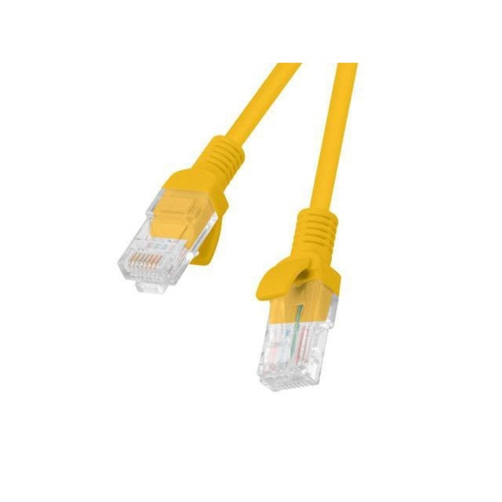 Patchcord kábel Lanberg UTP cat.5e 20m narancs
