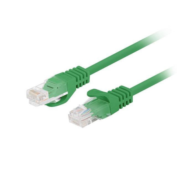 Cablu Patchcord Lanberg UTP cat.5e 1,5m verde Pachet 10