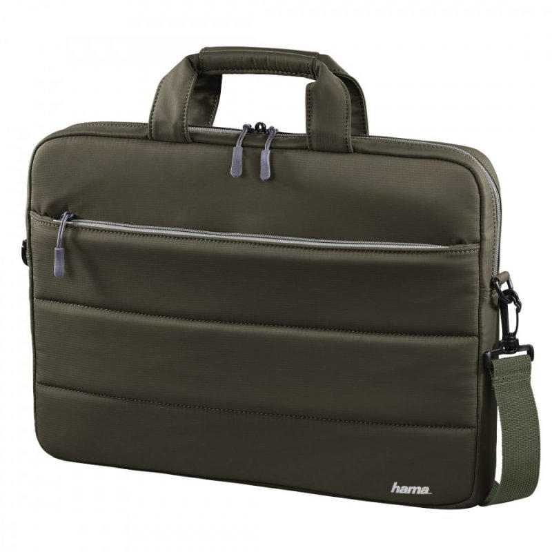Geanta laptop Hama Toronto, 14.1 inch, verde masliniu, 30x38x4cm, cu curea detasabila