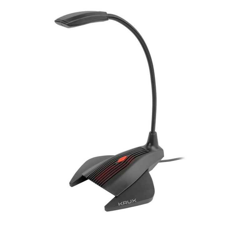 Microfon Krux Prana, 150cm, Jack 3,5, negru