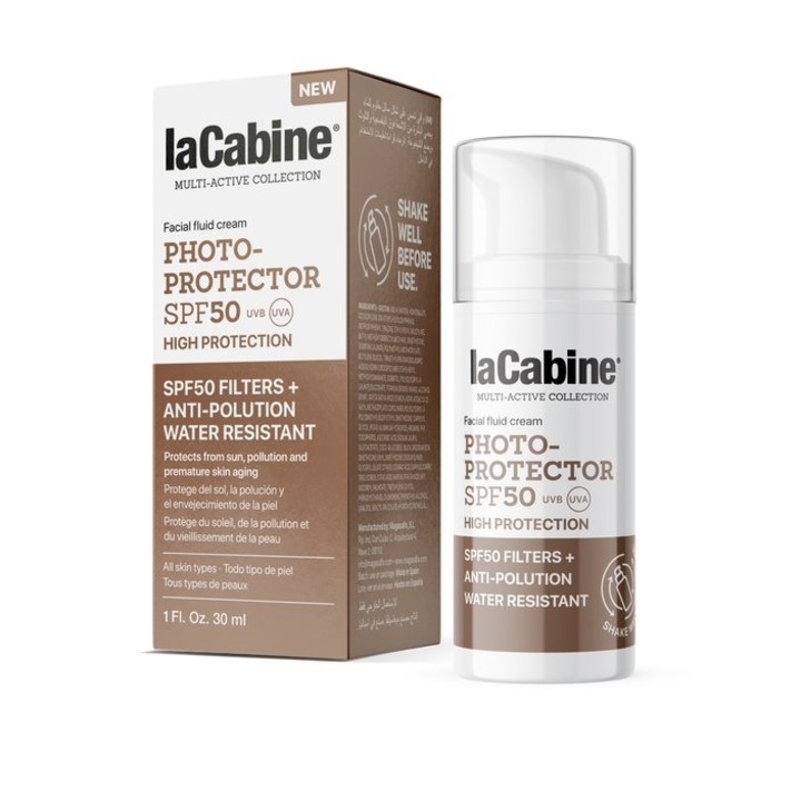 Fényvédő krém Photoprotector Airless SPF50 La Cabine, 30 ml