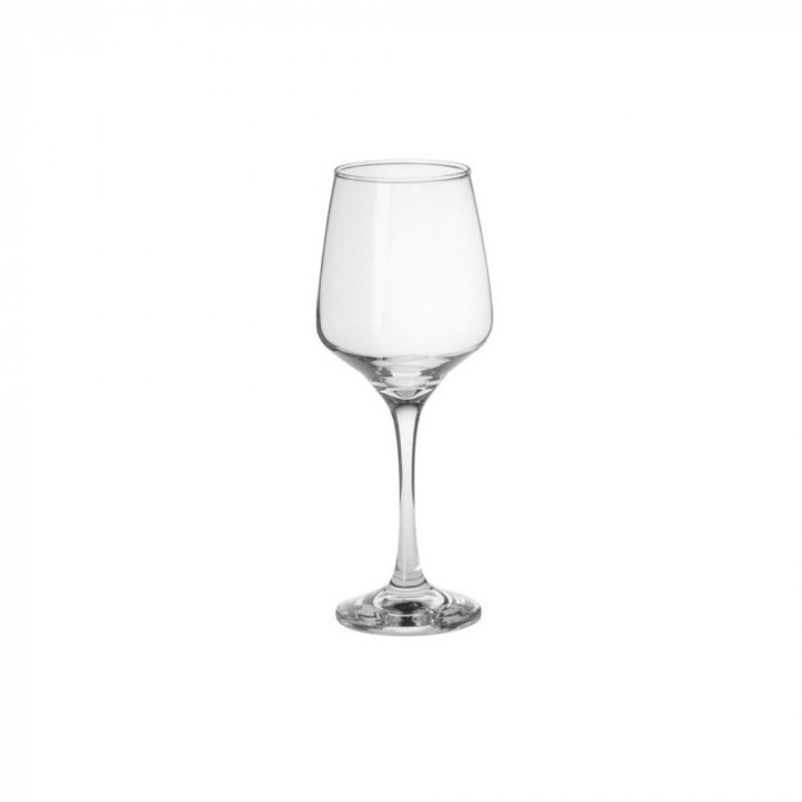 Pahar cu picior pentru vin, 380 ml, Transparent, 22x9 cm, Sticla, ATU-084690