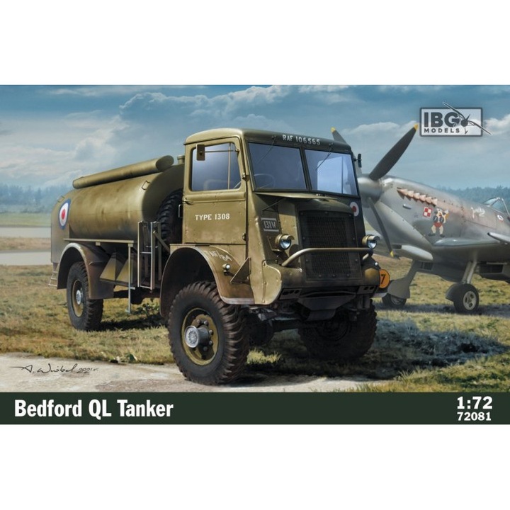 Katonai modell, IBG, Bedford QL Tanker modell 1/72