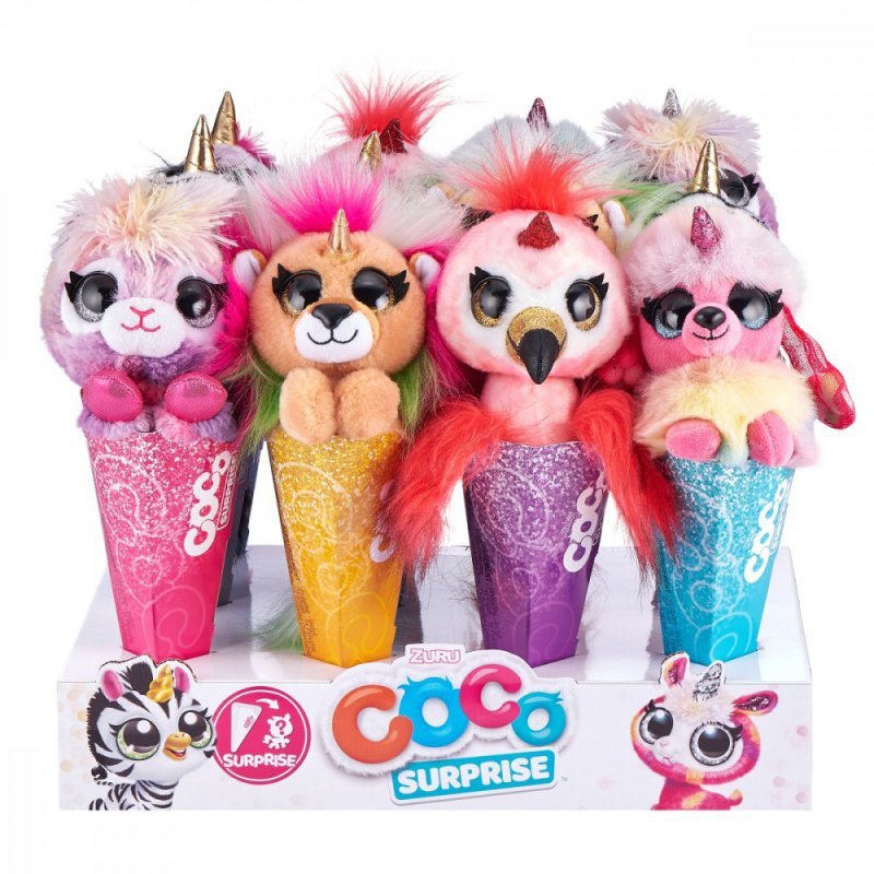 CoCo CD11枚セット Set 24 Jucarii de Plus Zuru Coco Surprise, Animale Fantastice