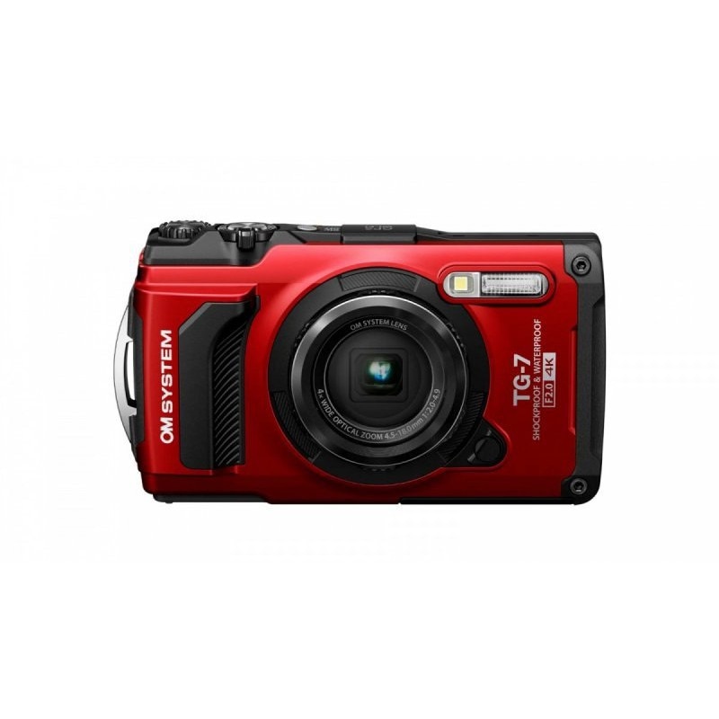 OLYMPUS ＴＧ-7 OM SYSTEM Tough TG-7 Red Digital Camera, 12MP, Waterproof