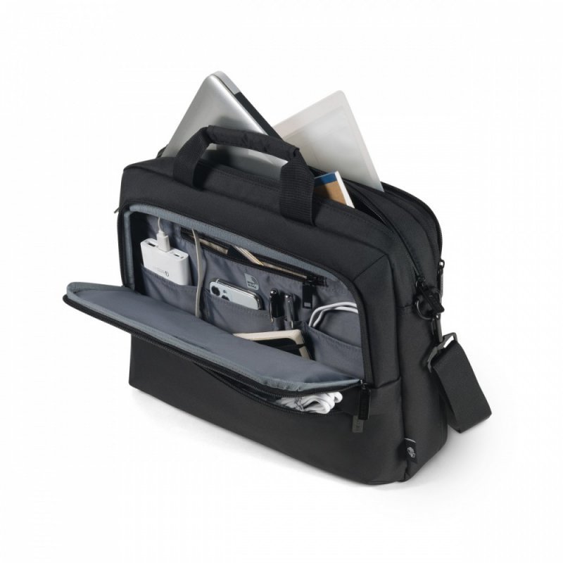 Geanta laptop DICOTA Top Traveller Eco CORE, eco-friendly, RFID, impermeabila, 15-17.3 inch