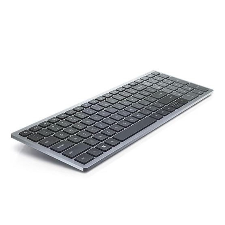 Безжична клавиатура Dell KB740, мулти-устройство, 36 месеца живот на батерията, 43,33x12,15x2,534 см