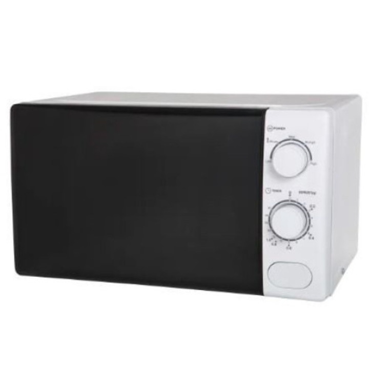 Cuptor cu microunde MPM-20-KMM-12/W, 20L, 700W, 5 niveluri de incalzire, 44x25.5x35cm, alb