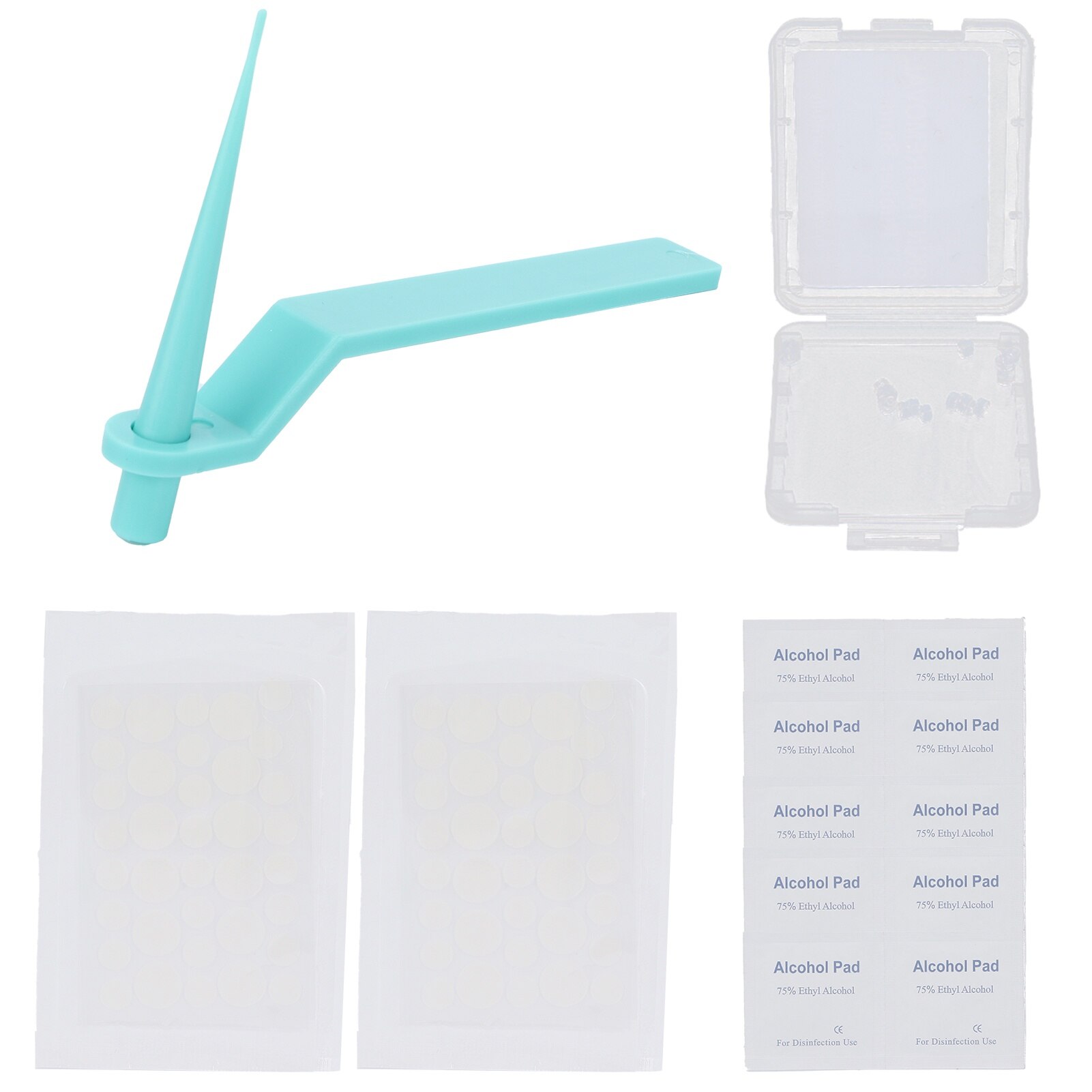 Set indepartare cosuri Tovbmup, polipropilena/cauciuc, alb/verde